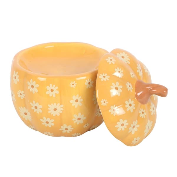 Something Different Groovy Ghosts Pumpa Oljebrännare One Size O Orange/White One Size