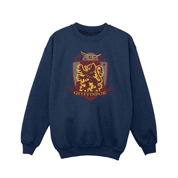 Harry Potter T-shirt för flickor med Gryffindors emblem, 12-13 år Navy Blue 12-13 Years