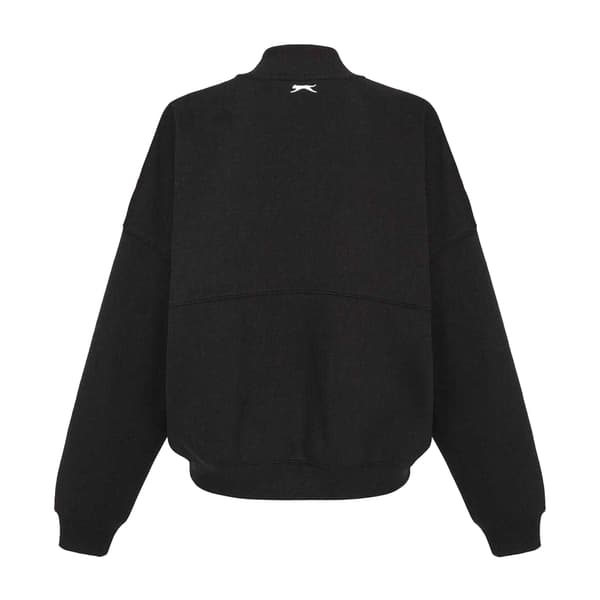 Slazenger Dam Polycotton Oversized Bomberjacka 10 UK Black 10 UK