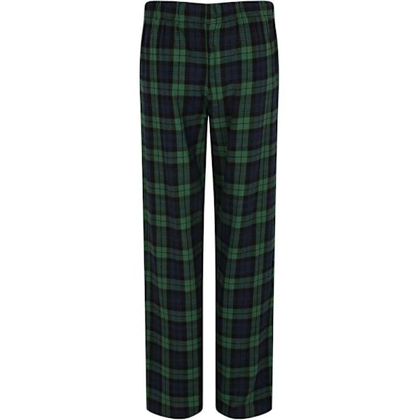SF Dam/Dam Tartan Lounge Byxor M Marinblå/Grön Navy/Green M