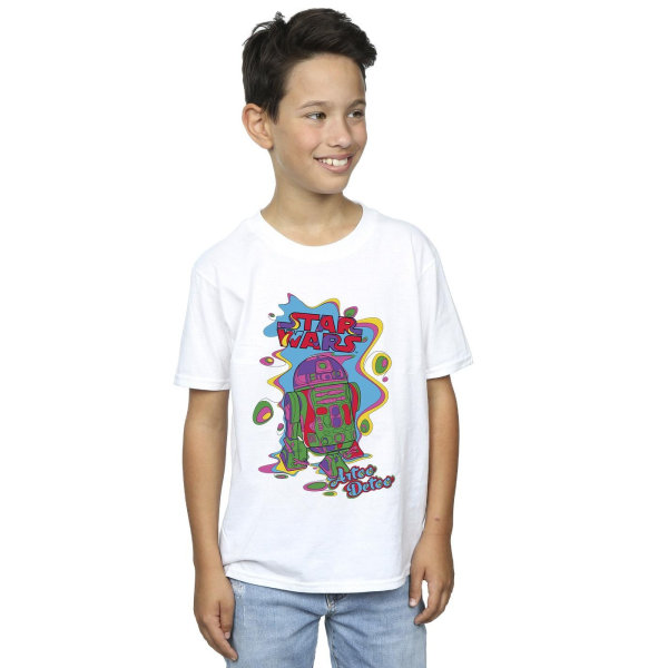 Star Wars Boys R2D2 Pop Art T-shirt 7-8 år Vit White 7-8 Years