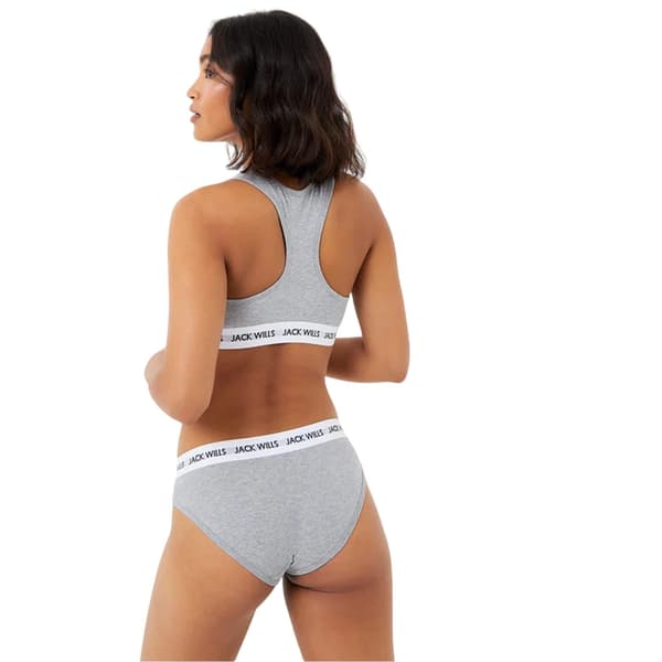 Jack Wills Dam/Dam Dibsdall Bralette i Bomullsjersey (Förpackning Grey Marl 10 UK
