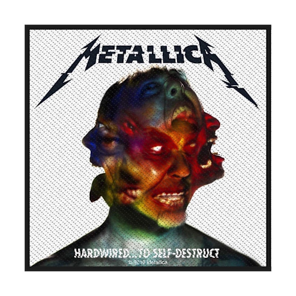Metallica Hardwired To Self Destruct Standard Patch One Size Mu Multicoloured One Size