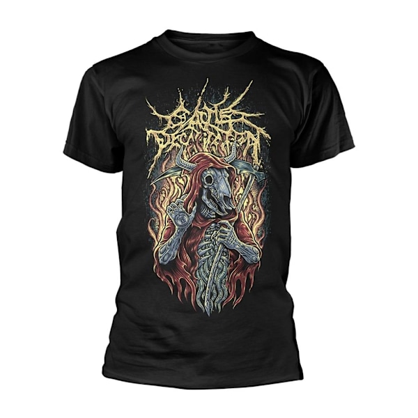 Cattle Decapitation Unisex Adult Reaper Ramirez Bakre Tryck T-Sh Black M