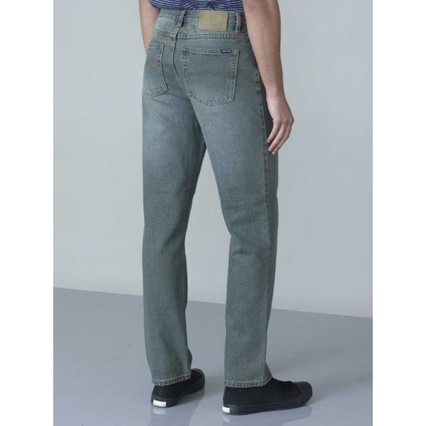 D555 Mens Rockford Kingsize Comfort Fit Jeans 50L Dirty Denim Dirty Denim 50L