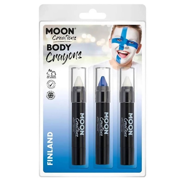 Moon Creations Logo Kroppskritor One Size Vit/Blå/Vit White/Blue/White One Size