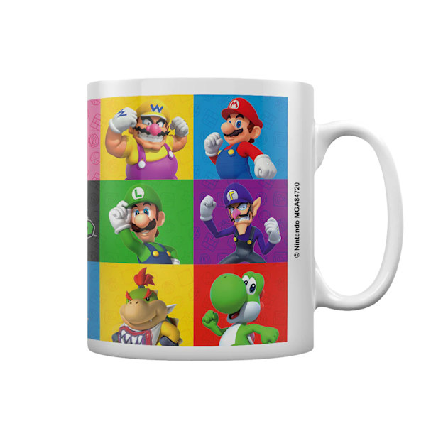 Super Mario 3D Vänner & Fiender Mugg One Size Vit/Multifärgad White/Multicoloured One Size