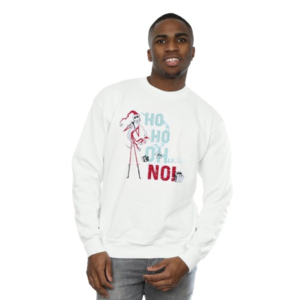 Disney Herr The Nightmare Before Christmas Ho Ho No Sweatshirt White M