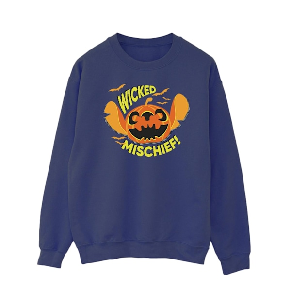 Disney Herr Lilo And Stitch Wicked Mischief Sweatshirt 4XL Marinblå Navy Blue 4XL