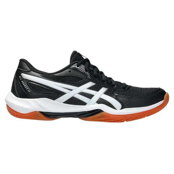 Asics Dam Rocket 12 Netball 6.5 UK Svart/Vit Black/White 6.5 UK