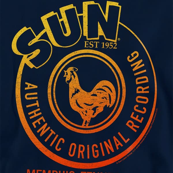 Sun Records Barn/Barn Sun Authentic Pullover Hoodie 9-11 År Navy 9-11 Years