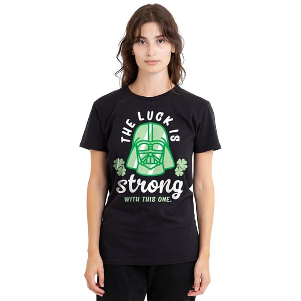 Star Wars Unisex Vuxen Stark Tur Darth Vader St Patricks Day Black M