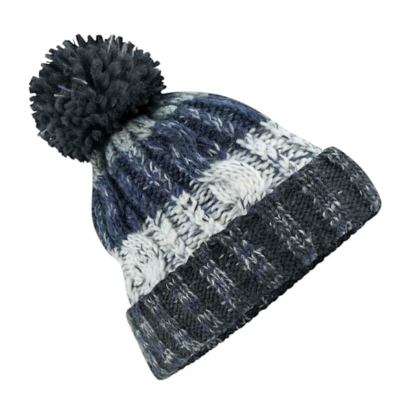 Beechfield Unisex Vuxen Korkdragare Stickad Pom Pom Mössa Hatt O Arctic Dawn One Size