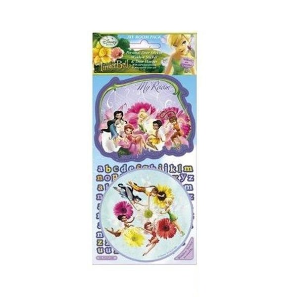 Tinkerbell My Room Stickers En Storlek Flerfärgad Multicoloured One Size