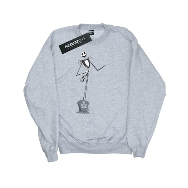 Disney Herr Nightmare Before Christmas Jack Pose Sweatshirt 3XL Sports Grey 3XL