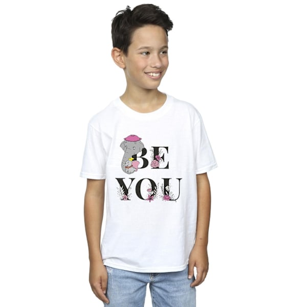 Disney Boys Dumbo Be You T-shirt 12-13 år Vit White 12-13 Years