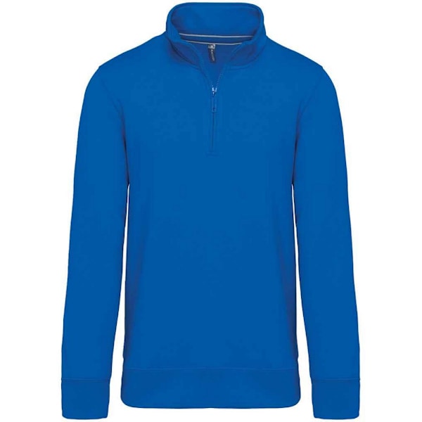 Kariban Herr Zip Neck Sweatshirt M Ljus Royal Blå Light Royal Blue M