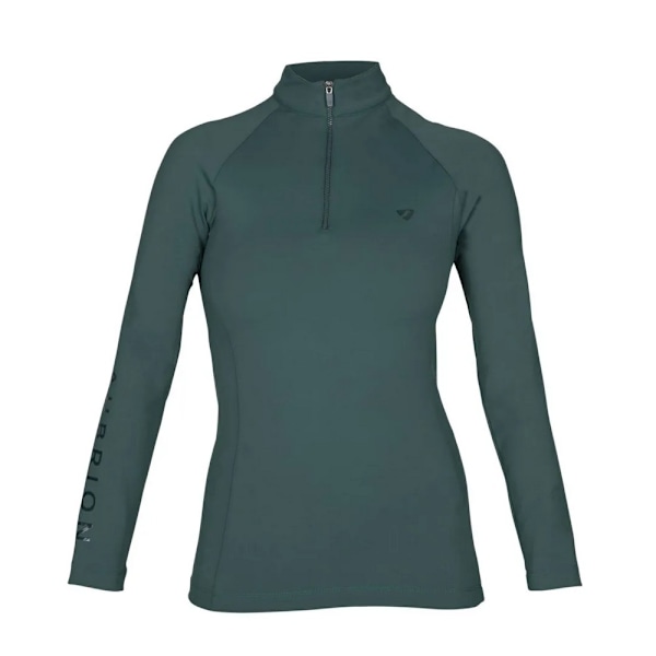 Aubrion Eltar Base Layer Topp med Kvart Zip för Kvinnor/Dam L Grön Green L