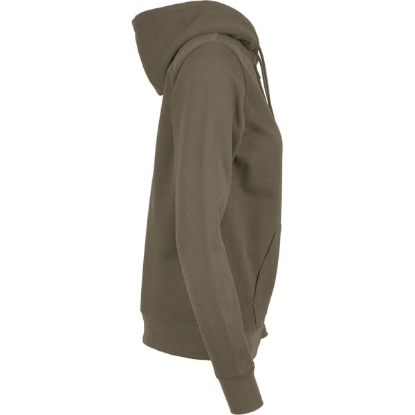 Build Your Brand Dam/Dam Basic Hoodie med Hel Dragkedja 2XL Oliv Olive 2XL