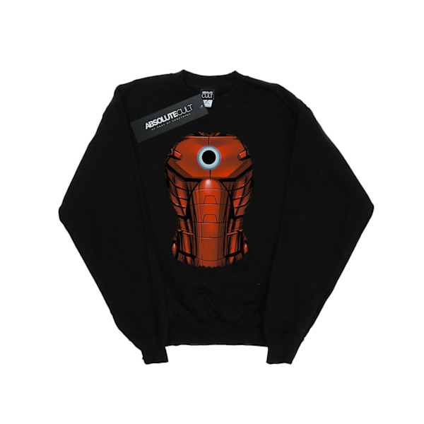 Marvel Dam/Kvinnor Iron Man Bröst Burst Sweatshirt XXL Svart Black XXL