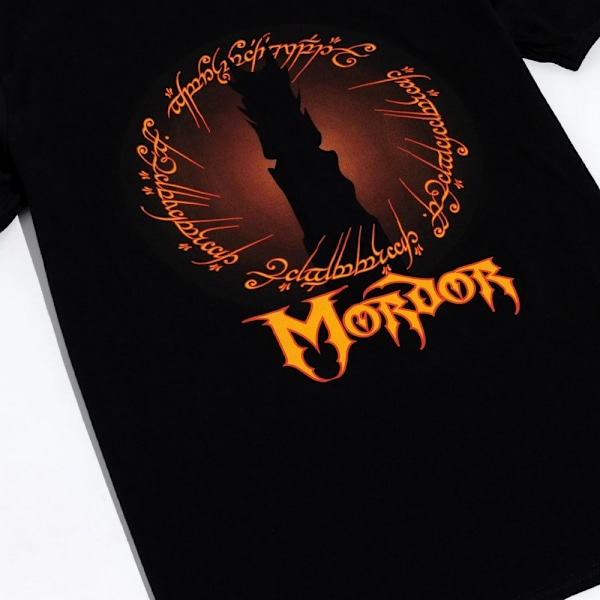The Lord Of The Rings Herr Mordor T-shirt S Svart/Orange Black/Orange S
