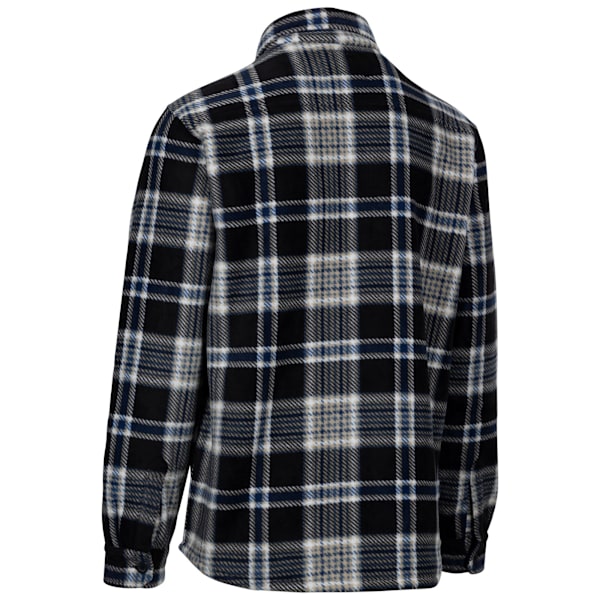 Trespass Herr Checkley Rutig Microfleece Skjorta XS Svart Black XS