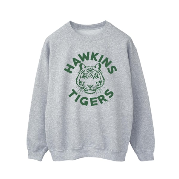 Netflix Mens Stranger Things Hawkins Tigers Sweatshirt L Sports Sports Grey L