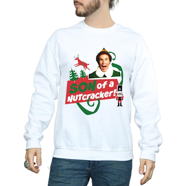 Elf Herr Son Of A Nutcracker Sweatshirt M Vit White M