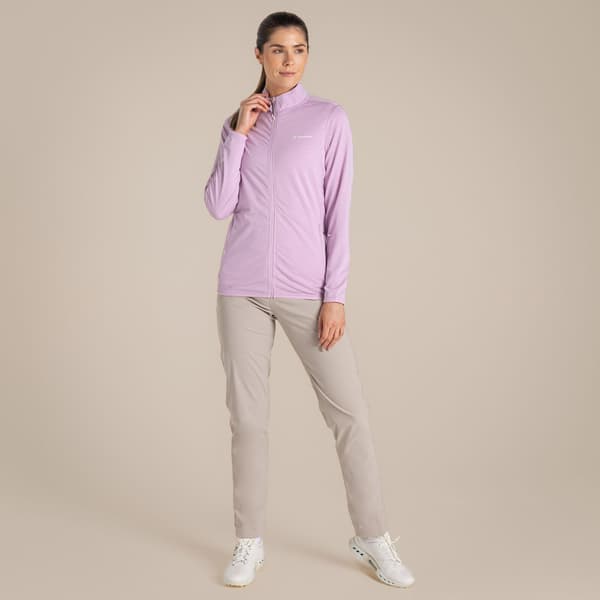 Craghoppers Dam NosiLife Evesham Golfjacka med hel dragkedja Orchid 20 UK