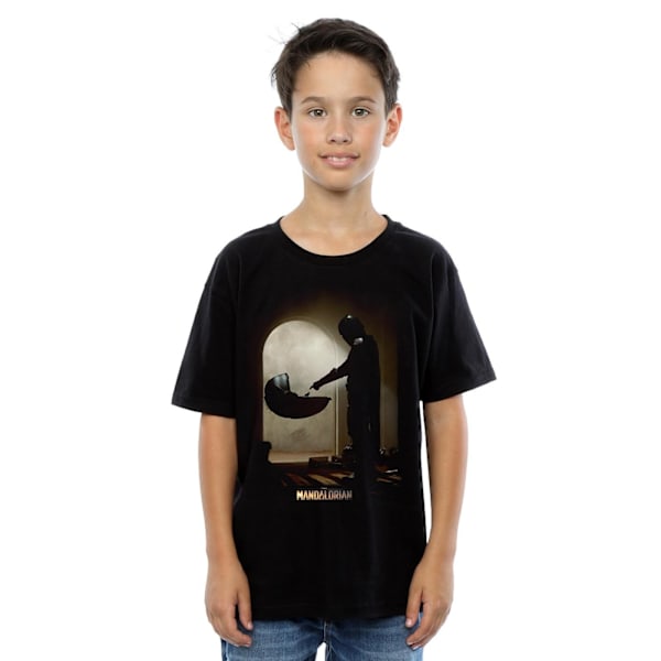 Star Wars Boys The Mandalorian Find The Child T-Shirt 5-6 år Black 5-6 Years