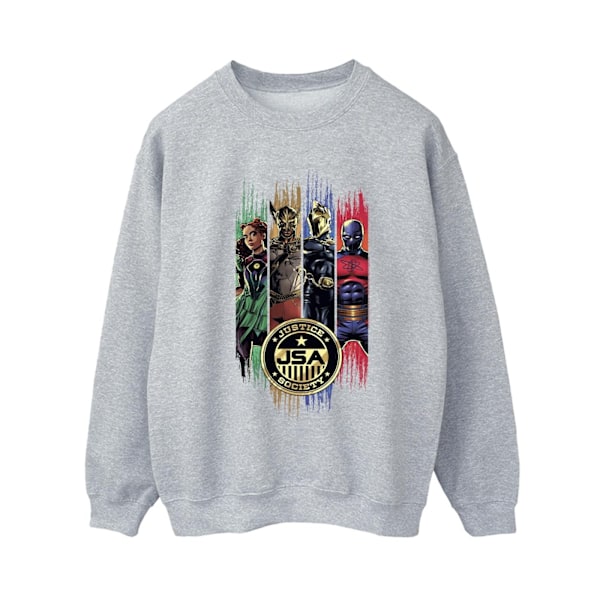 DC Comics Dam/Kvinnor Black Adam JSA Guld Badge Sweatshirt L Sports Grey L