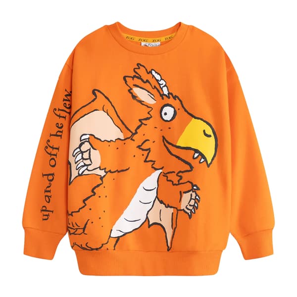 Zog Barn/Barn Karaktär Bomullströja 4-5 År Orange Orange 4-5 Years