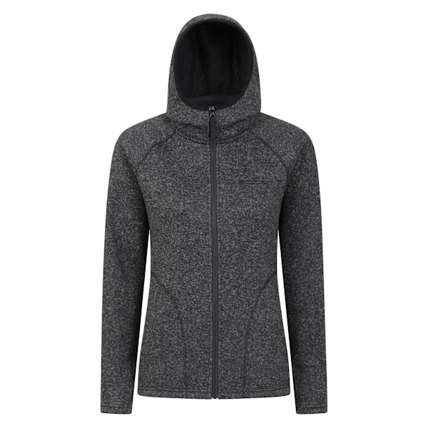 Mountain Warehouse Womens/Ladies Nevis Full Zip Hoodie 18 UK Bl Black 18 UK