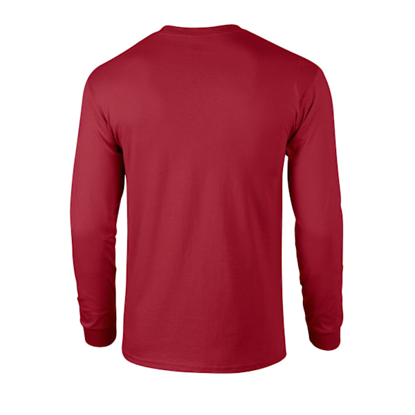 Gildan Unisex Vuxen Ultra Plain Bomull Långärmad T-shirt M C Cardinal Red M