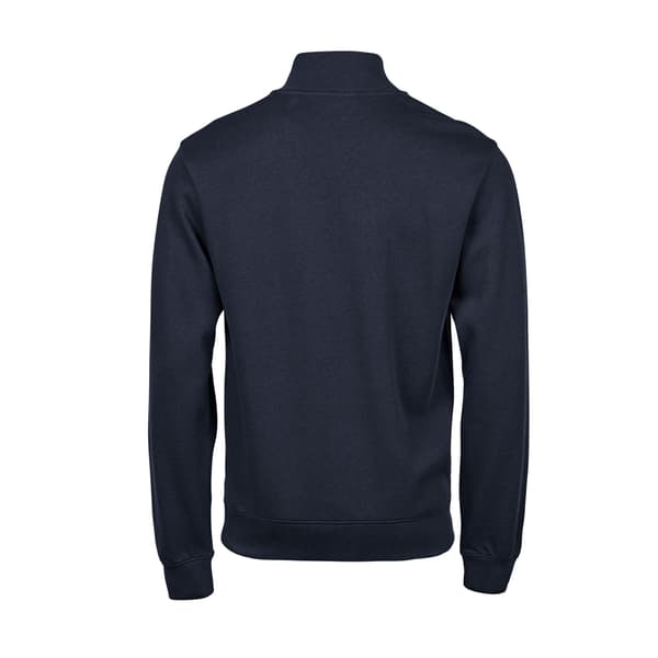 Tee Jays Herr Ribbad Interlock Half Zip Sweatshirt L Marinblå Navy L