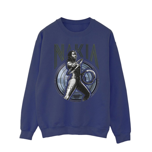 Marvel Herr Wakanda Forever Nakia Shield Sweatshirt L Marinblå Navy Blue L