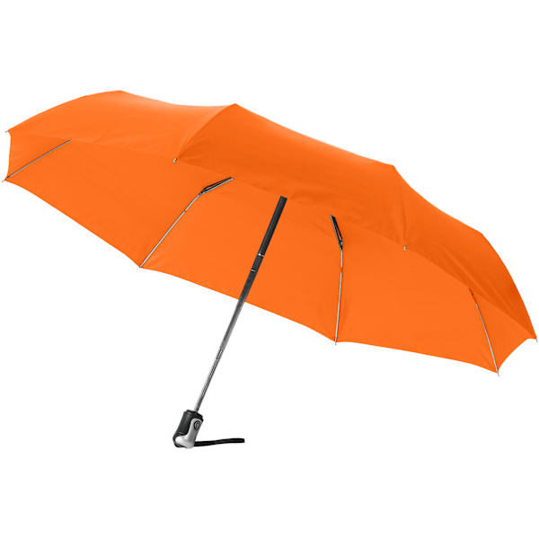 Bullet 21,5 tum Alex 3-delad automatisk öppning och stängning paraply One S Orange One Size