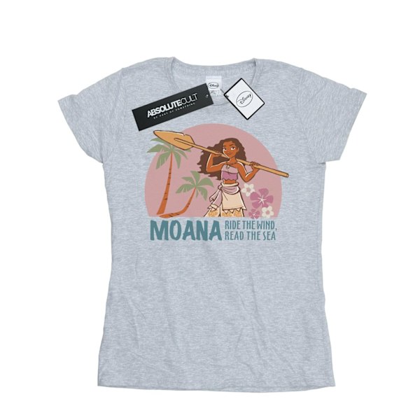 Disney Dam/Dam Moana Läs Havet Bomull T-shirt XXL Spor Sports Grey XXL