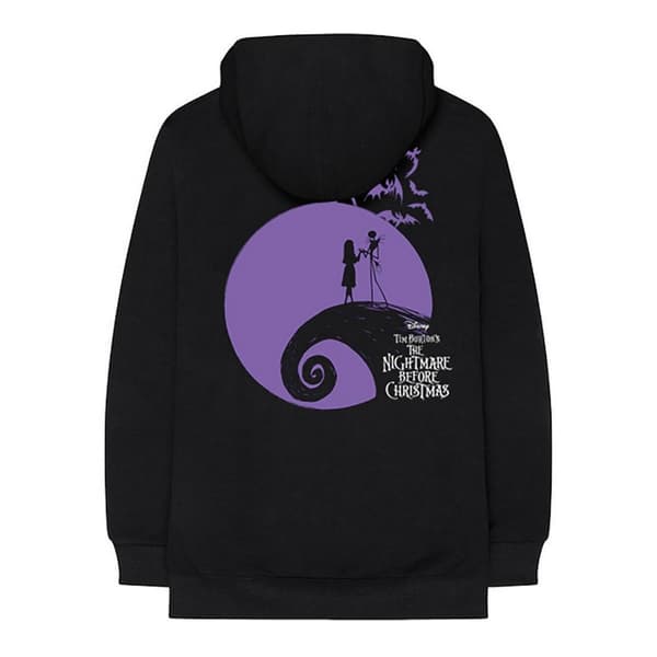Nightmare Before Christmas Unisex Vuxen Moonlight Pullover Hood Black L