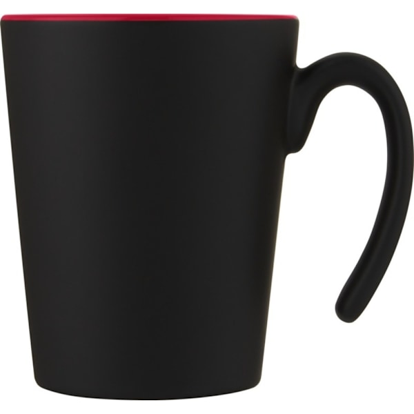 Bullet Oli Keramisk 360ml Mugg En Storlek Solid Svart/Röd Solid Black/Red One Size