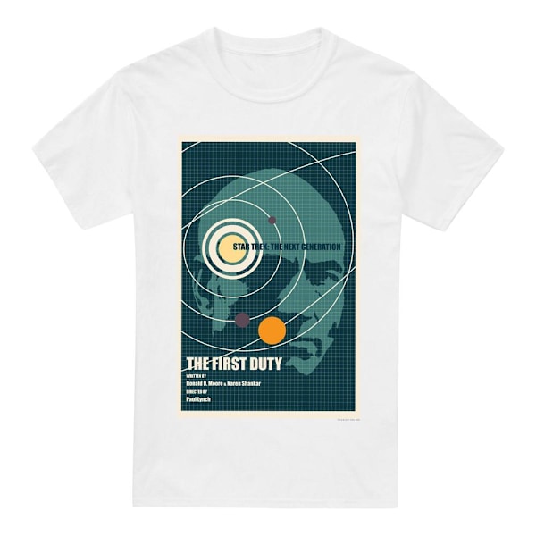 Star Trek Herr The Next Generation Säsong 5 Avsnitt 19 T-Shirt White 4XL