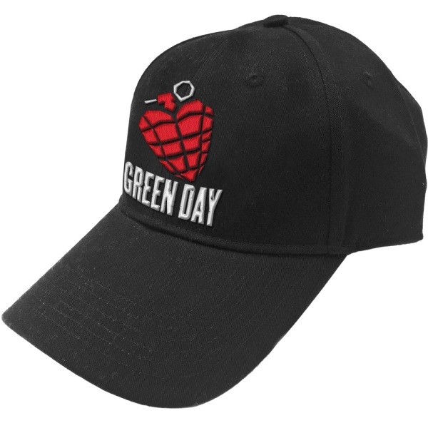 Green Day unisex vuxen granatlogotyp cap One Size Svart Black/Red One Size