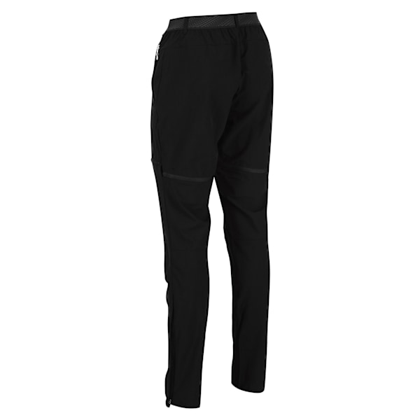 Regatta Dam/Kvinna Mountain Zip-Off Byxor 18 UK R Svart Black 18 UK R