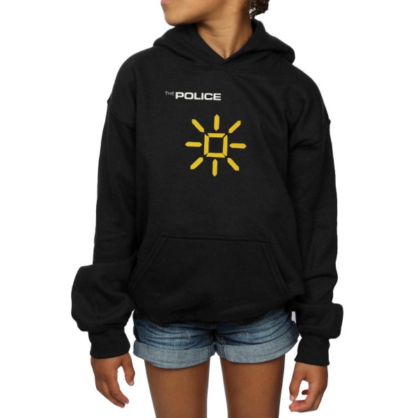 The Police Girls Invisible Sun Hoodie 9-11 Years Black Black 9-11 Years