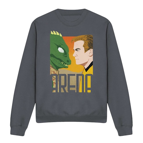 Star Trek Unisex Vuxen Arena Sweatshirt M Gråmelerad Charcoal M