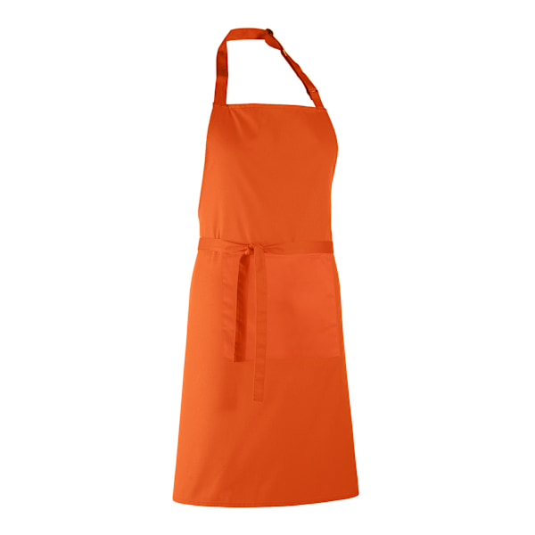 Premier Dam/Kvinnors Färger Bip Förkläde Med Ficka / Arbetskläder Terracotta One Size