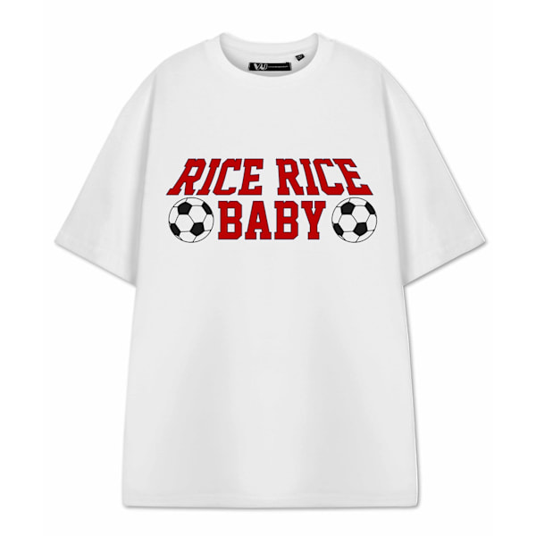 Visa mig varorna Unisex Adult Rice Rice Baby kortärmad T-S White XL