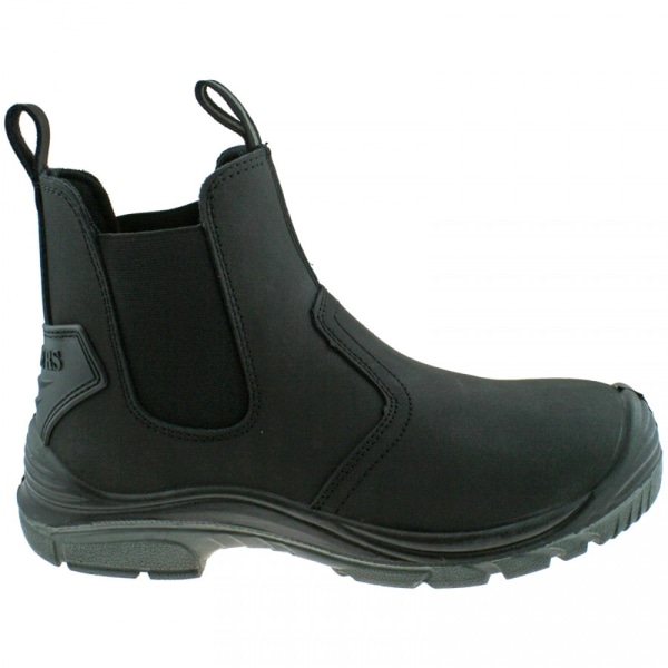 Grafters Steel Toe Safety Dealer Boots 10 UK Black Black 10 UK