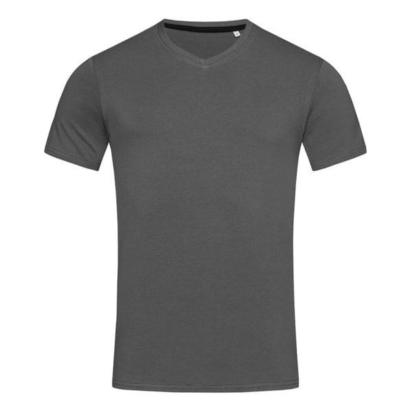 Stedman Stars Mens Clive V Neck Tee L Slate Grey Slate Grey L