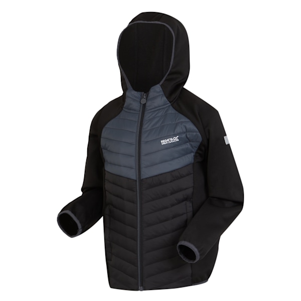 Regatta Barn/Kids Kielder VIII Hybridjacka 5-6 År Bla Black/Seal Grey 5-6 Years